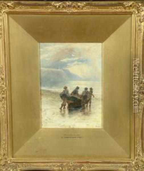 Over The Sands Oil Painting - Charles I Robertson