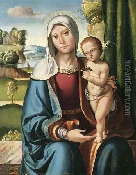 The Madonna and Child Oil Painting - Garofalo