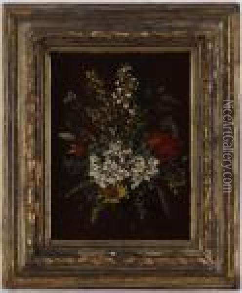 Bouquets De Fleurs Oil Painting - Franz Anton Feilhammer