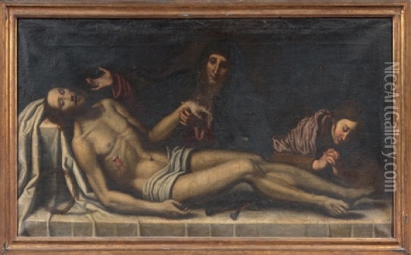 Compianto Sul Cristo Morto Oil Painting - Francesco Curradi