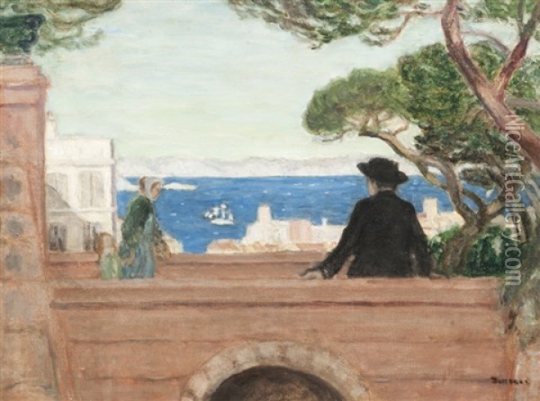 Vallon Des Auffes A Marseille Oil Painting - Eugene Antoine Durenne