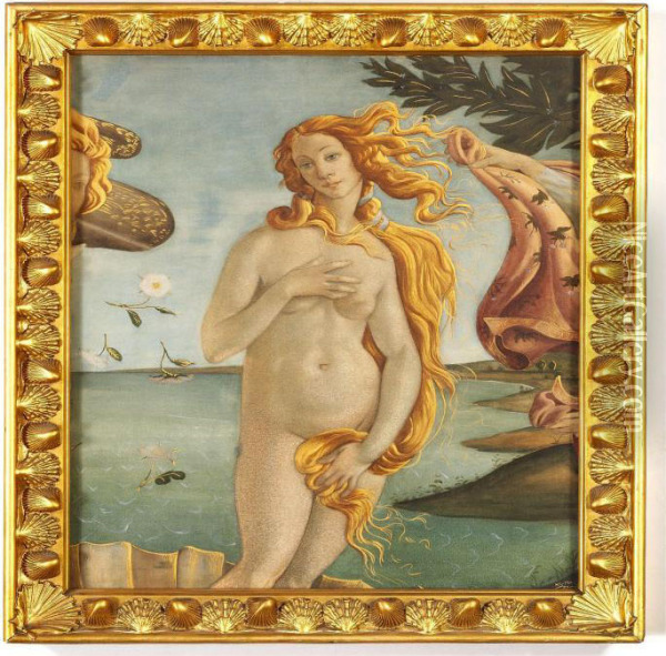 The Birth Of Venus Oil Painting - Harald Slott-Moller