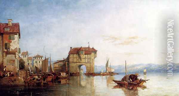 Zurich Oil Painting - James Baker Pyne