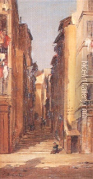 Le Vieux Marseille Oil Painting - Paul Joseph Victor Dargaud