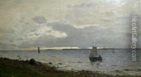 Boote Auf Dem Isselmeer Oil Painting - Anna Nordgren