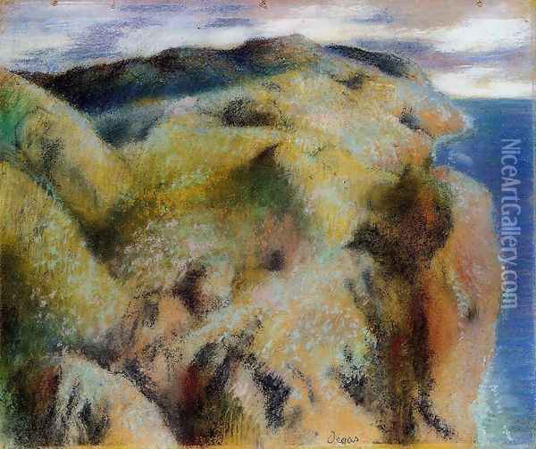 Steep Coast Oil Painting - Edgar Degas