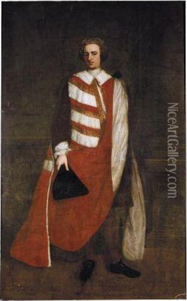 Charles Duke Of Marlborough Oil Painting - Michael Dahl