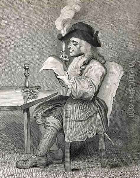 The Politician from The Works of William Hogarth Oil Painting - William Hogarth