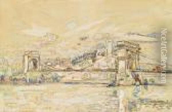 Beaucaire Oil Painting - Paul Signac