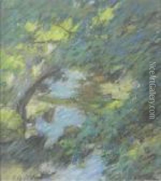 River Esk Oil Painting - Patrick William Adam
