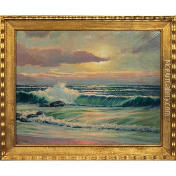 Seascape Oil Painting - Richard Lorenz