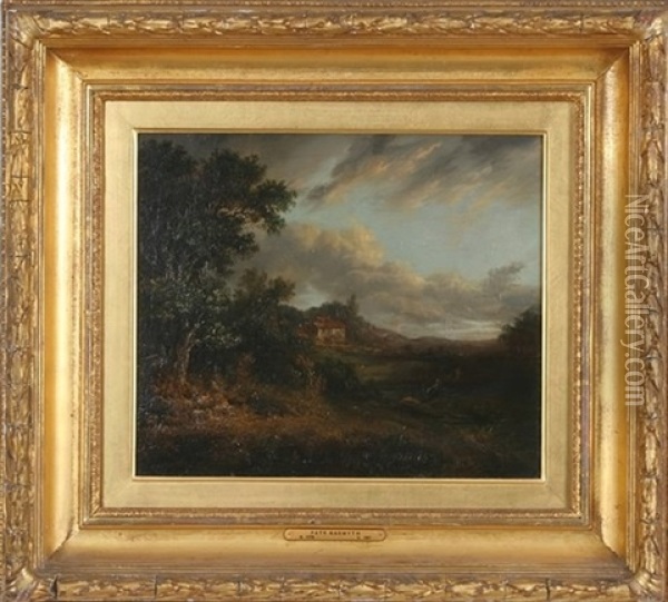 Landscape With Cottage Oil Painting - Patrick Nasmyth