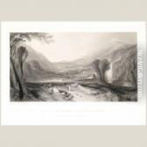 Apolo Y Daphne En El Valle Oil Painting - Joseph Mallord William Turner