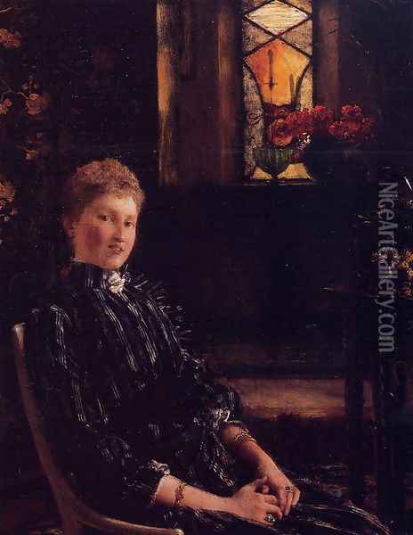Mrs. Ralph Sneyd Oil Painting - Sir Lawrence Alma-Tadema