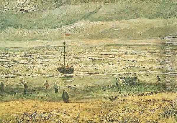 View Of The Sea At Scheveningen Oil Painting - Vincent Van Gogh