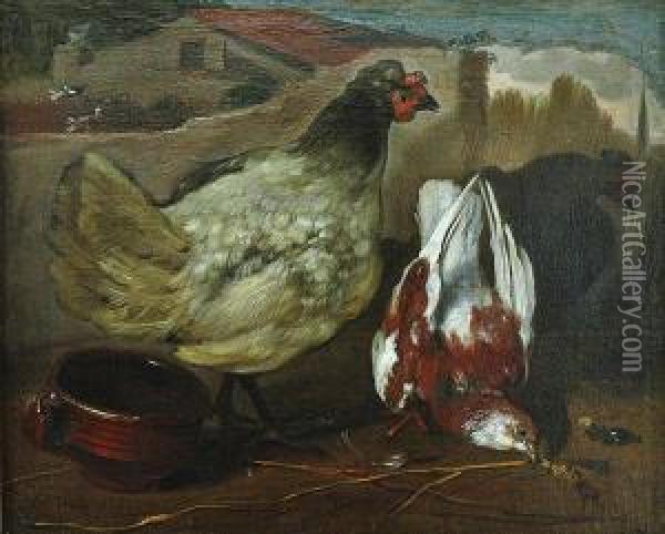 Golab I Kura Oil Painting - Jacob Van Balen