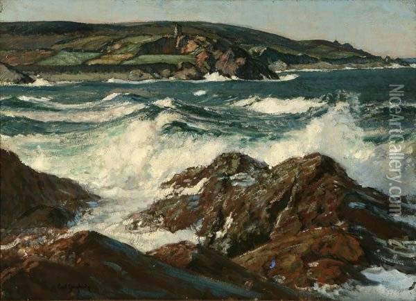 Across The Bay Oil Painting - Paul Dougherty