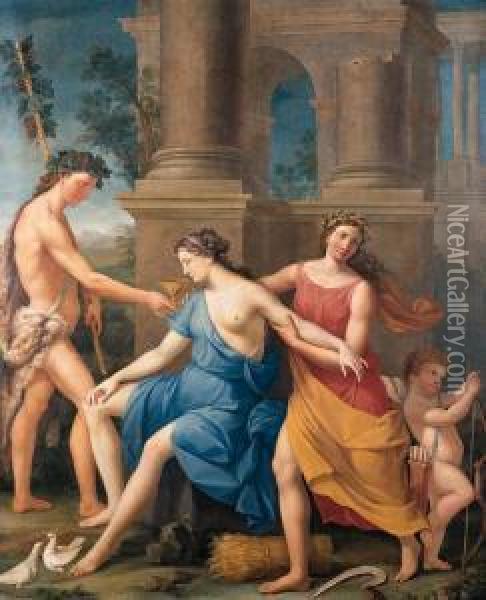 Sine Baccho Et Cerere Friget Venus Oil Painting - Giambettino, Giov. Cignaroli B