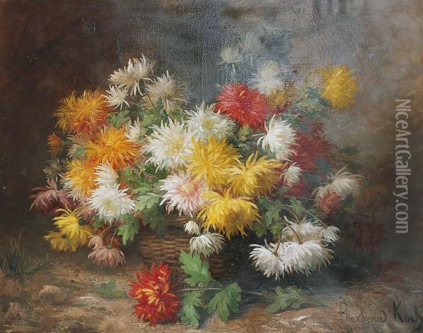 Grande Corbeille De Fleurs Oil Painting - Marthe Elisabeth Barbaud-Koch