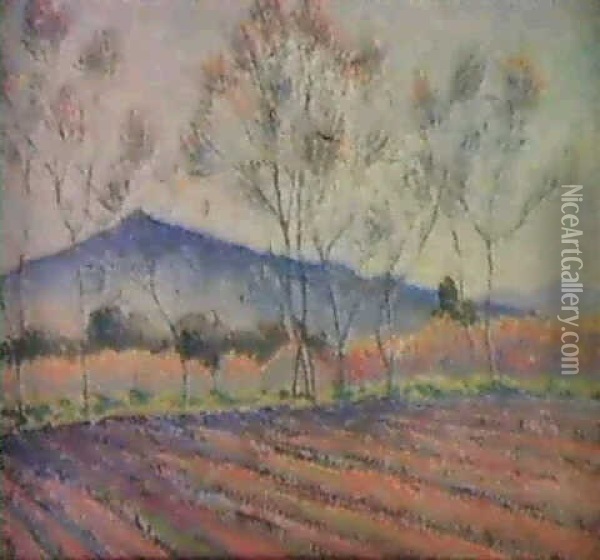 Lavandou Oil Painting - Lucien Pissarro