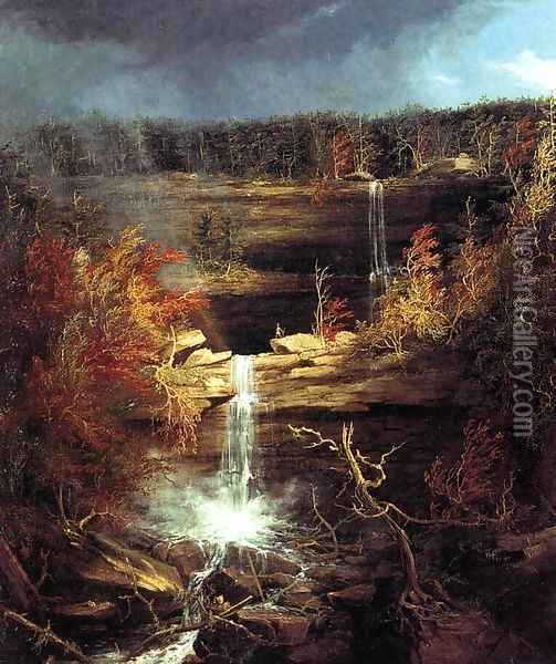 Falls of the Kaaterskill Oil Painting - Thomas Cole