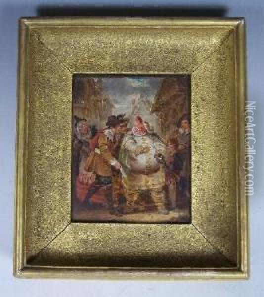 A Study Of Falstaff, King Henry Iv Oil Painting - Sir William Allan