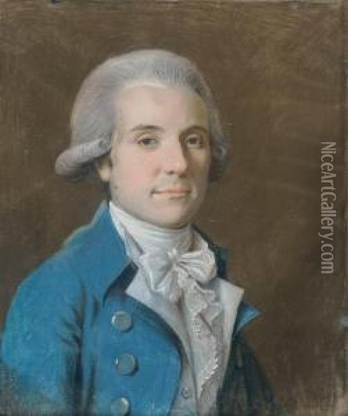 Portrait Of A Gentleman Oil Painting - Johann Weixlbaum