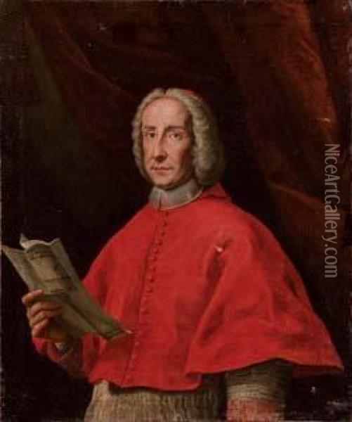 Ritratto Del Cardinal Pietro Ottoboni Oil Painting - Girolamo Pesci