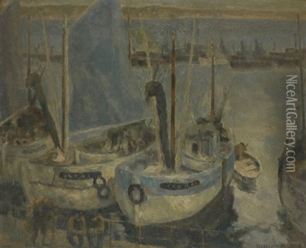 Marine Oil Painting - Jean Didier-Tourne