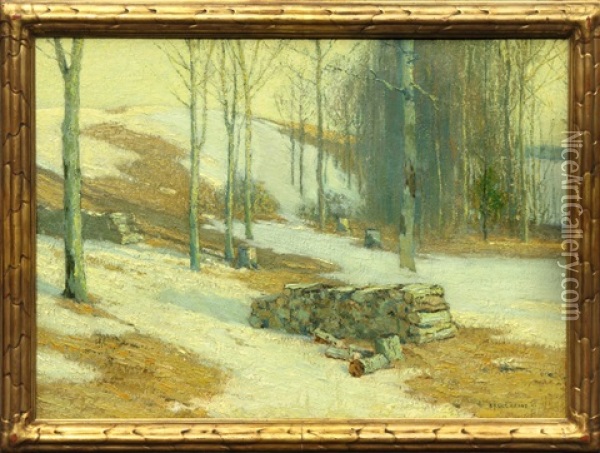 Spring Thaw Oil Painting - Bruce Crane