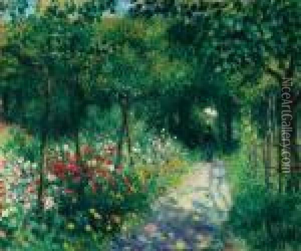 Femmes Dans Un Jardin Oil Painting - Pierre Auguste Renoir