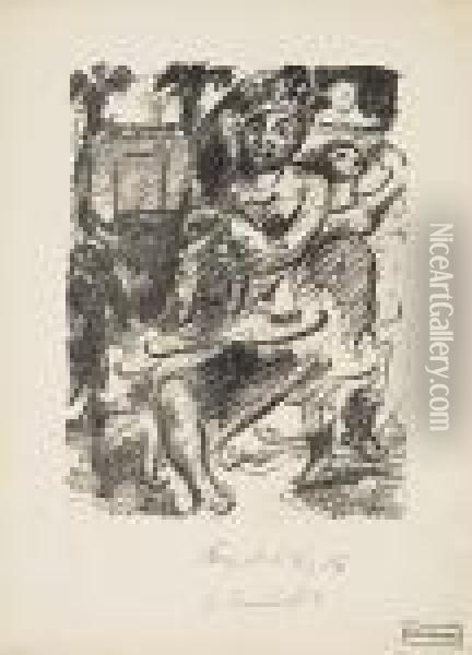 Saul Und David>. Oil Painting - Lovis (Franz Heinrich Louis) Corinth