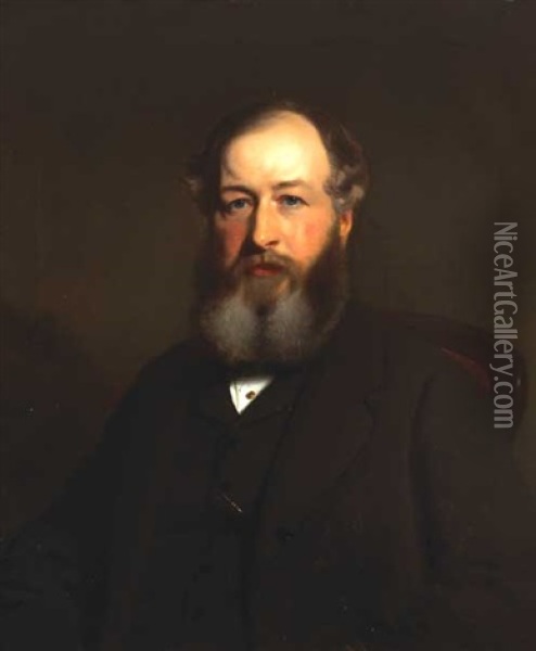 Portrait Of Capt. Denis William Pack-beresford Esq Oil Painting - Stephen Pearce