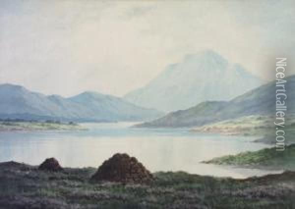 At Ballinahinch, Connemara Oil Painting - Douglas Alexander