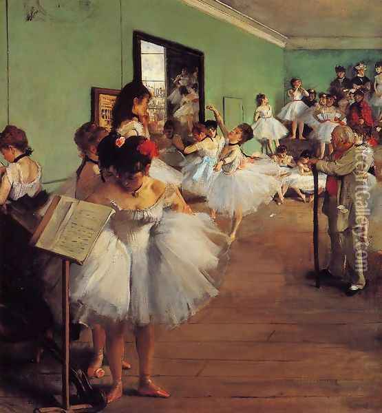 The Dance Class II Oil Painting - Edgar Degas
