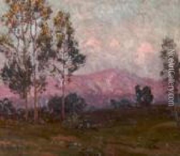 Evening Glow, Monteray Oil Painting - Edgar Alwin Payne