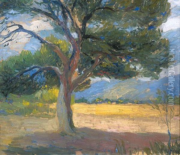 Drzewo Oil Painting - Adolf, Abraham Behrman