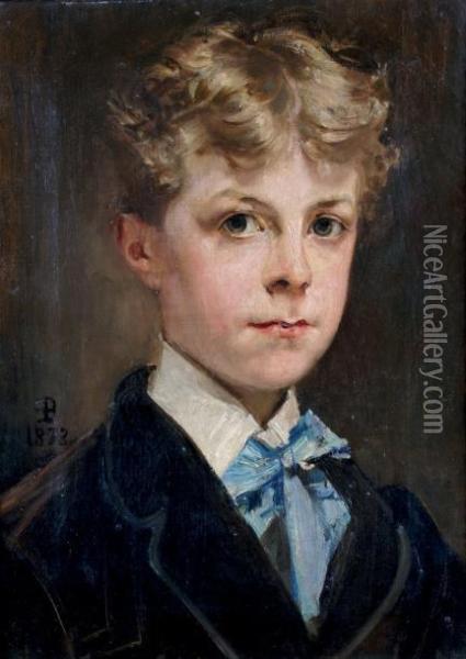 Portrait Du Jeune Karl Beule Oil Painting - Baudry Paul