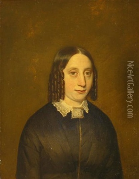 Portraits (pair) Oil Painting - Cornelis Gips Azn