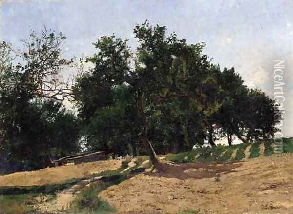 Summer Landscape Oil Painting - William Lamb Picknell