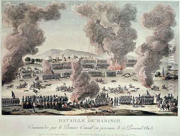The Battle of Marengo, 25 Priarial An VIII 14th June 1800 after 1800 Oil Painting - Tessier