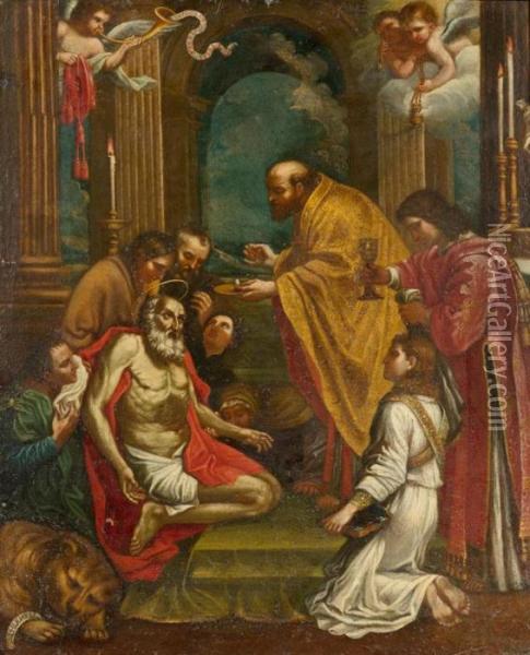 Nach Oil Painting - Domenico Zampieri (Domenichino)
