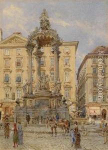 Wien Oil Painting - Franz Alt