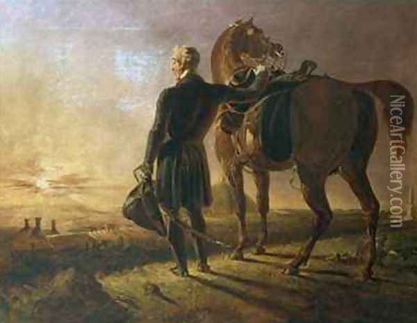 Field Marshal Sir Arthur Wellesley 1769-1852 1st Duke of Wellington Oil Painting - Benjamin Robert Haydon