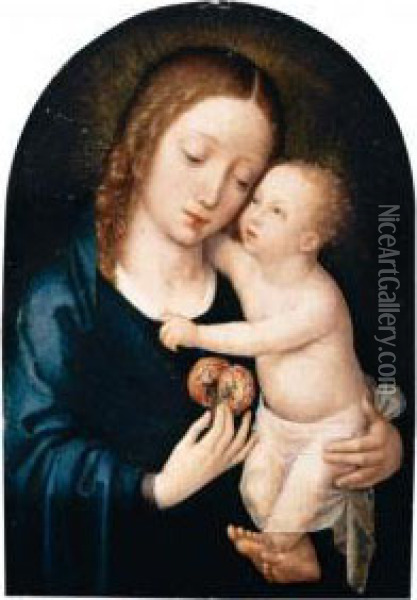 The Virgin And Child Oil Painting - Gerard David