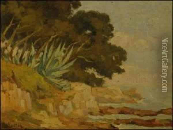 Cliffs Oil Painting - Sutter