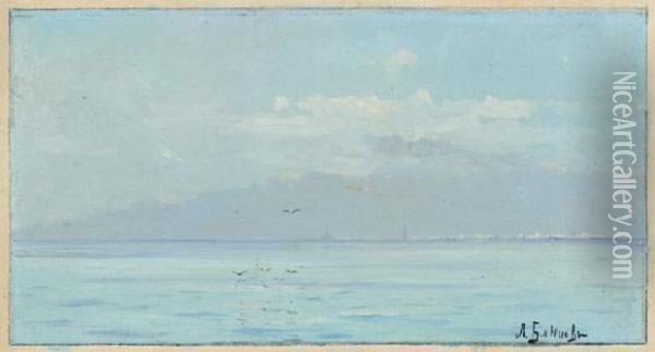 La Mer Noire Oil Painting - Leonid Blinov