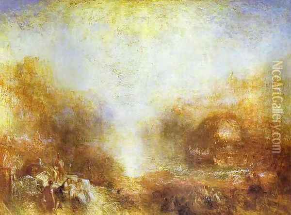 Mercury Sent to Admonish Aeneas Oil Painting - Joseph Mallord William Turner