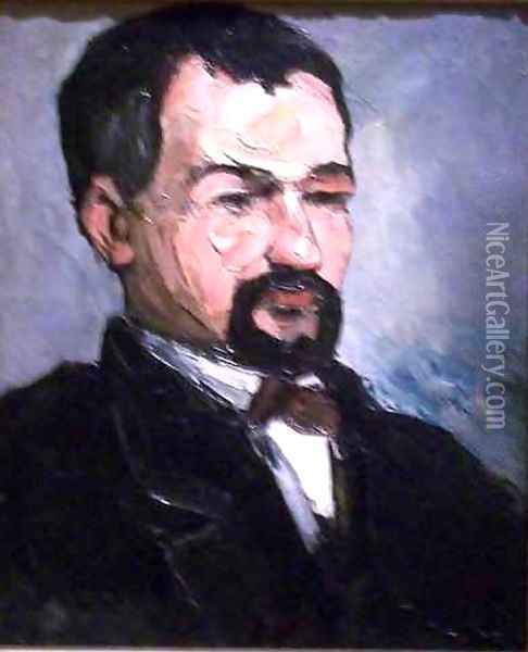 Portrait of Uncle Dominque Oil Painting - Paul Cezanne