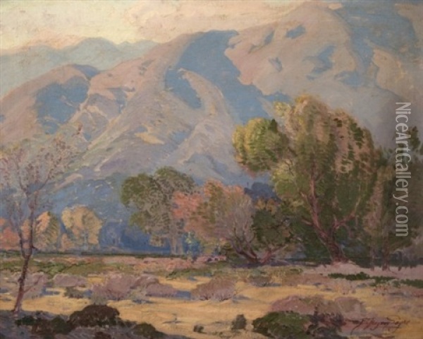 Autumn At Desert Edge Oil Painting - Fred Grayson Sayre
